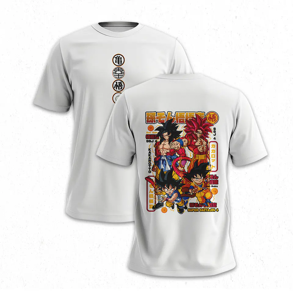 Polera Dragon Ball Goku F4 V1 4