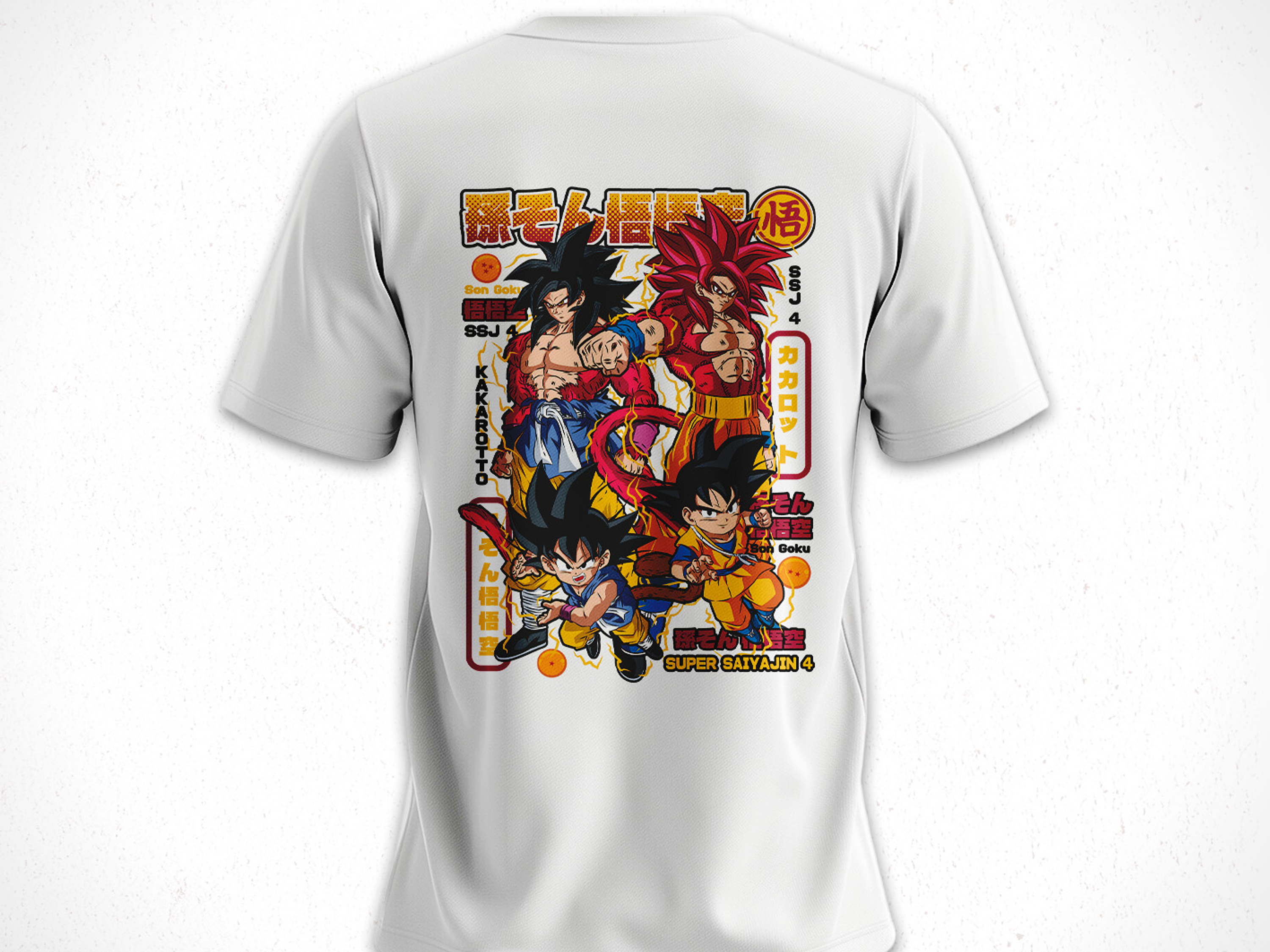 Polera Dragon Ball Goku F4 V1 5