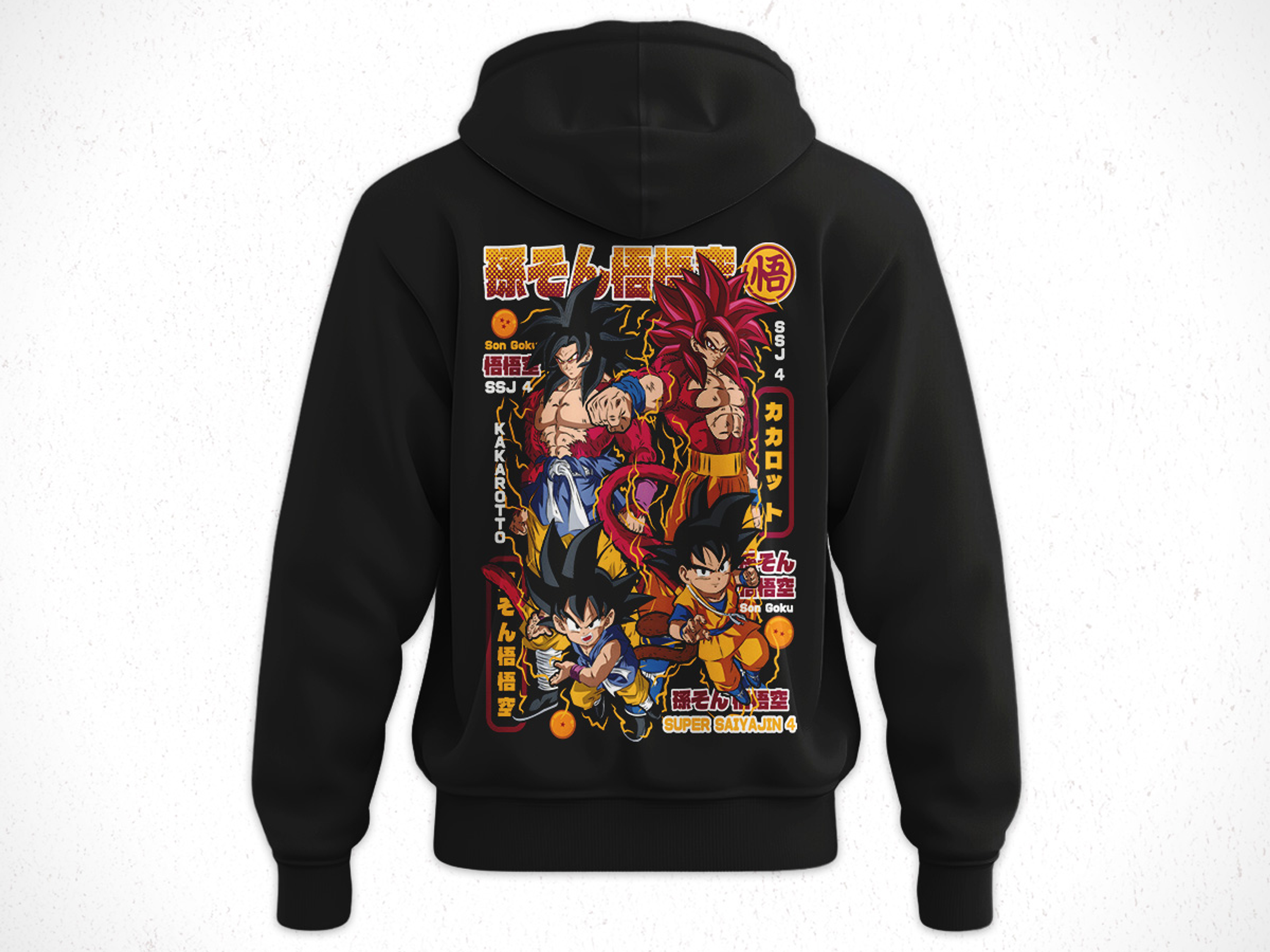 Hoodie Dragon Ball Goku F4 V1 2