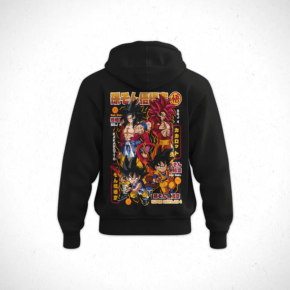 Hoodie Dragon Ball Goku F4 V1 2