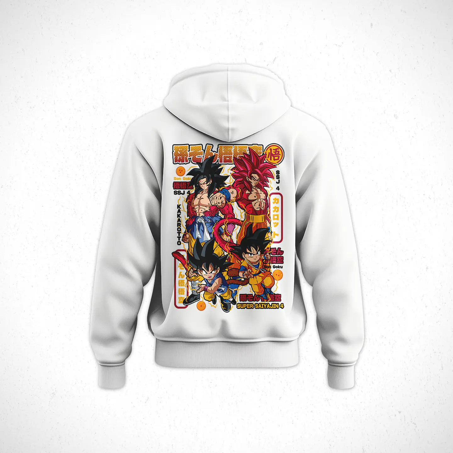 Hoodie Dragon Ball Goku F4 V1 5