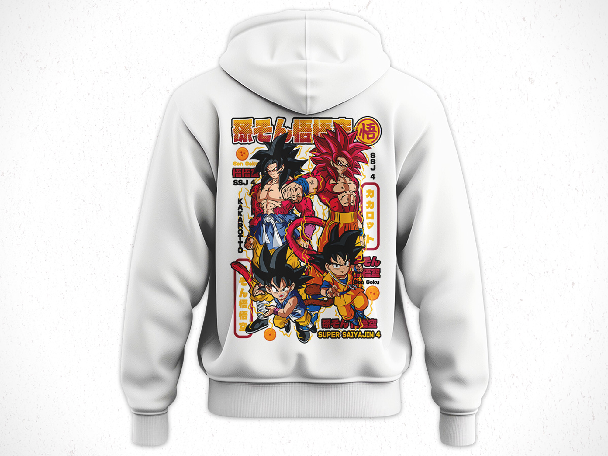 Hoodie Dragon Ball Goku F4 V1 5
