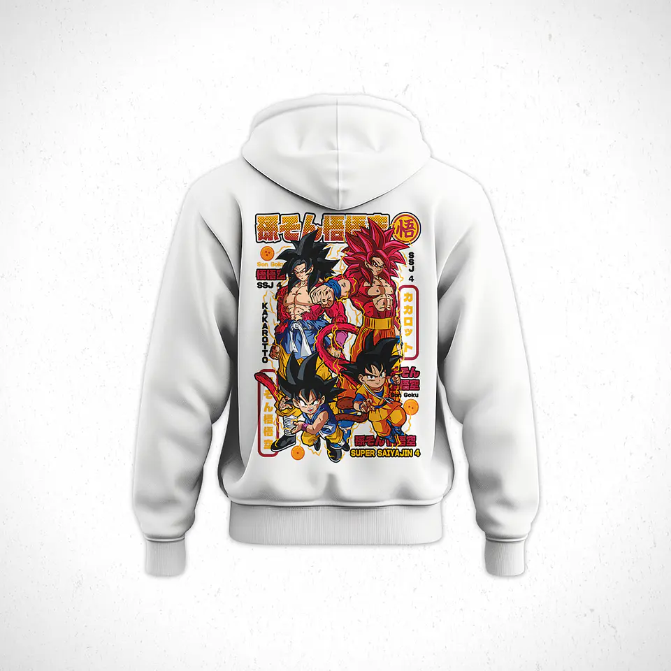 Hoodie Dragon Ball Goku F4 V1 5