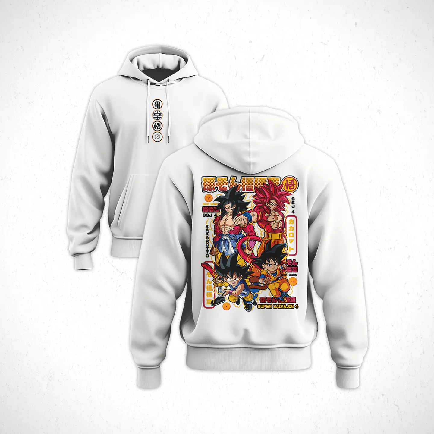 Hoodie Dragon Ball Goku F4 V1 4
