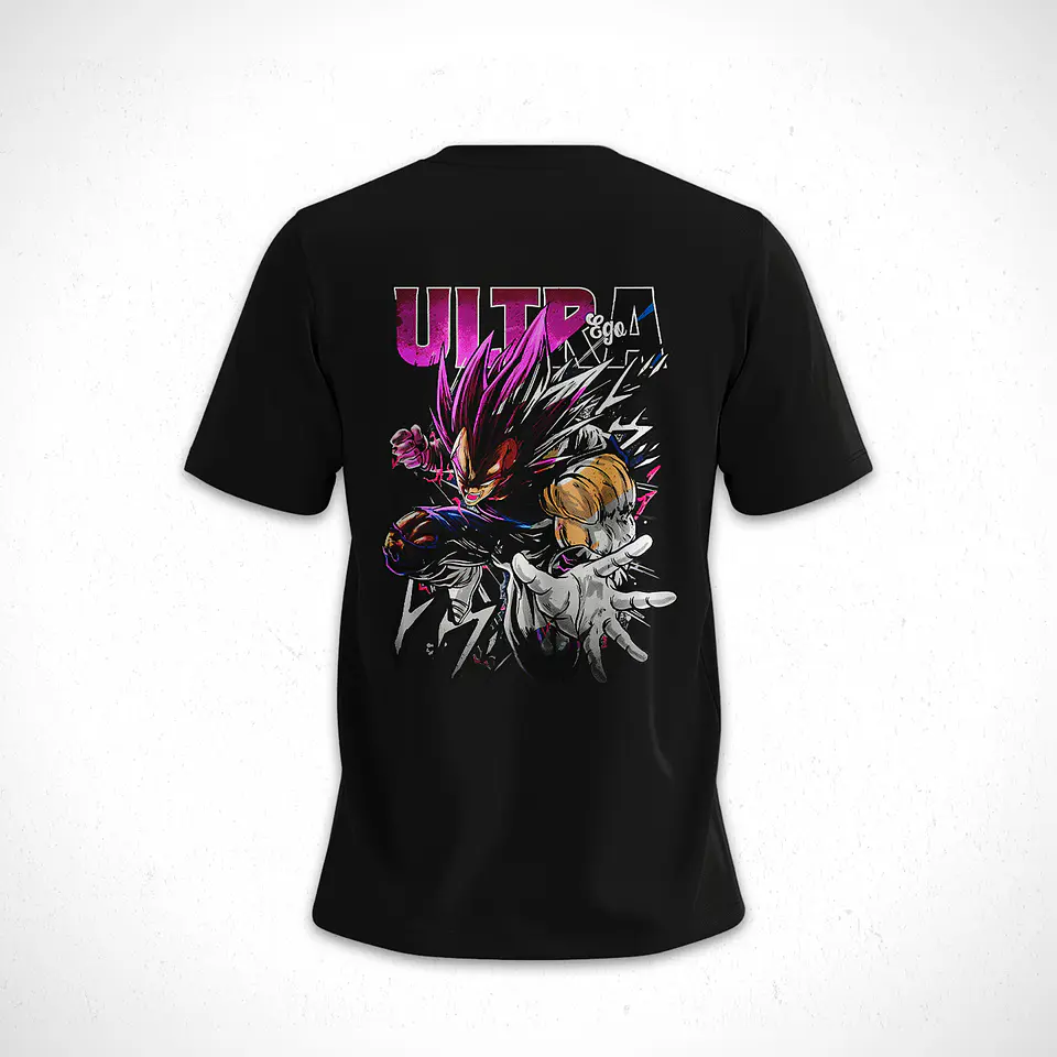 Polera Vegeta Ultra Ego V1 - Dragon Ball  2