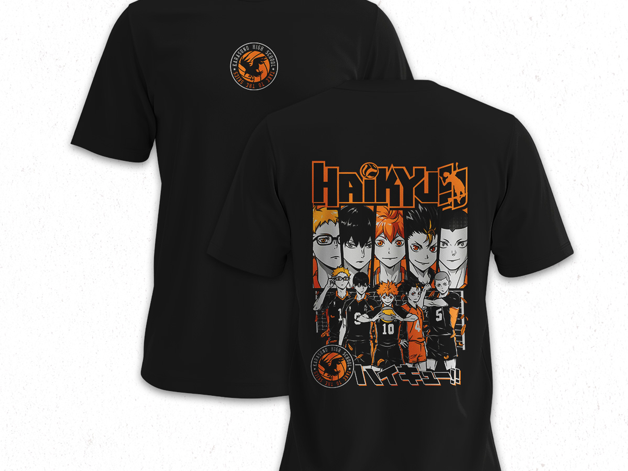 Polera Preparatoria Karasuno - Haikyu!! V1 1