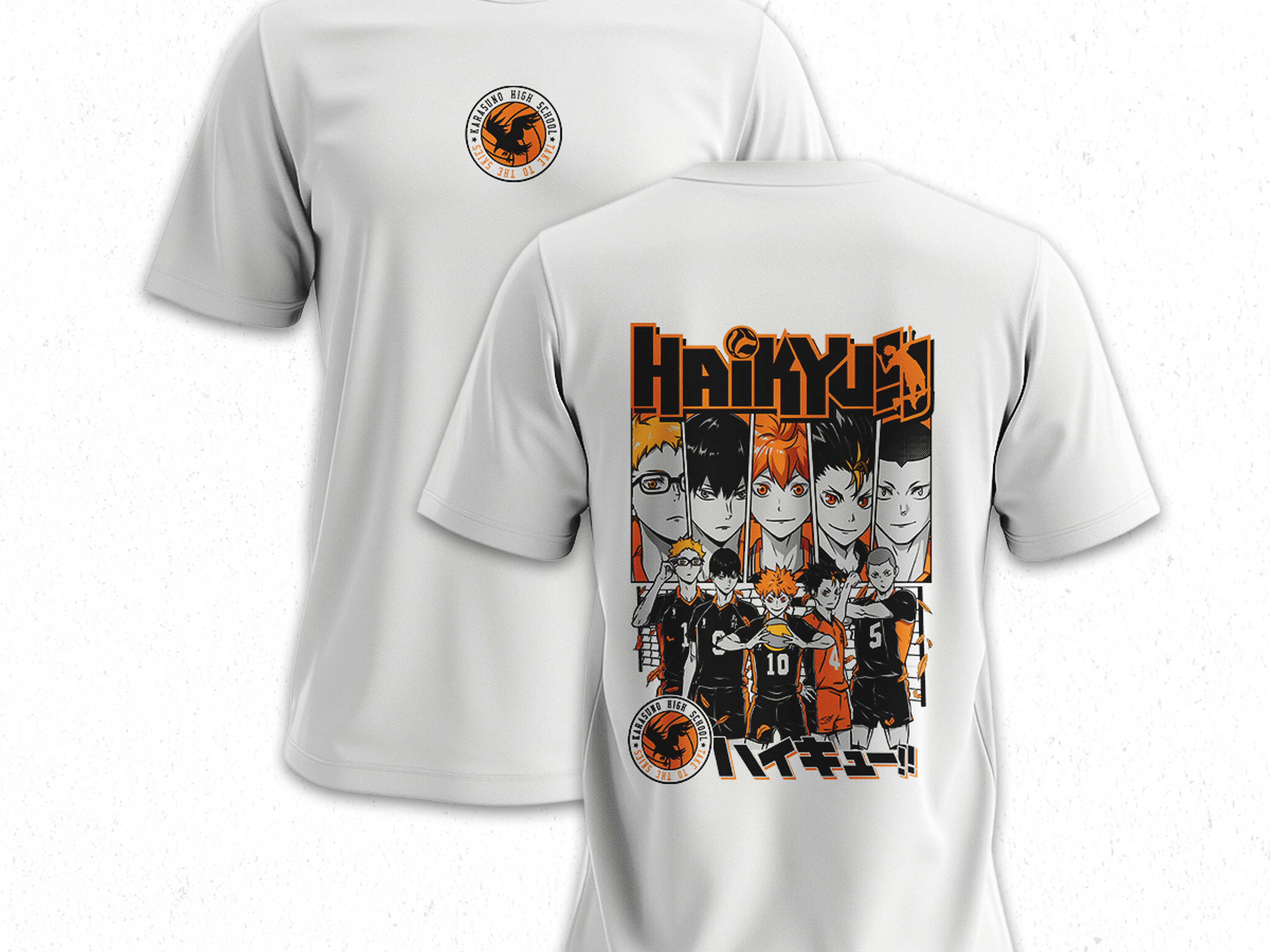 Polera Preparatoria Karasuno - Haikyu!! V1 4