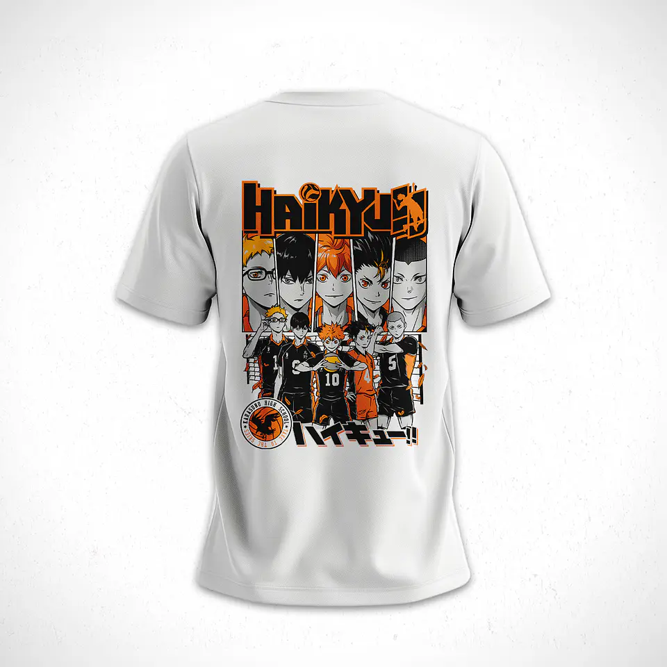 Polera Preparatoria Karasuno - Haikyu!! V1 5