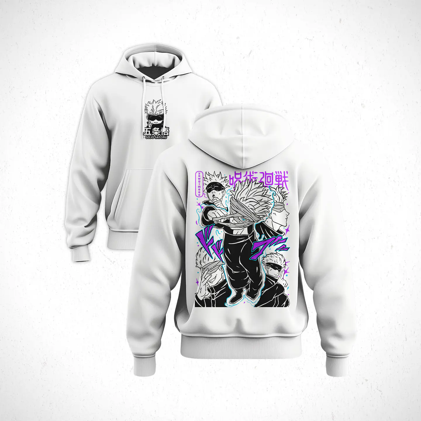 Hoodie Satoru Gojo - Jujutsu Kaisen v3 4