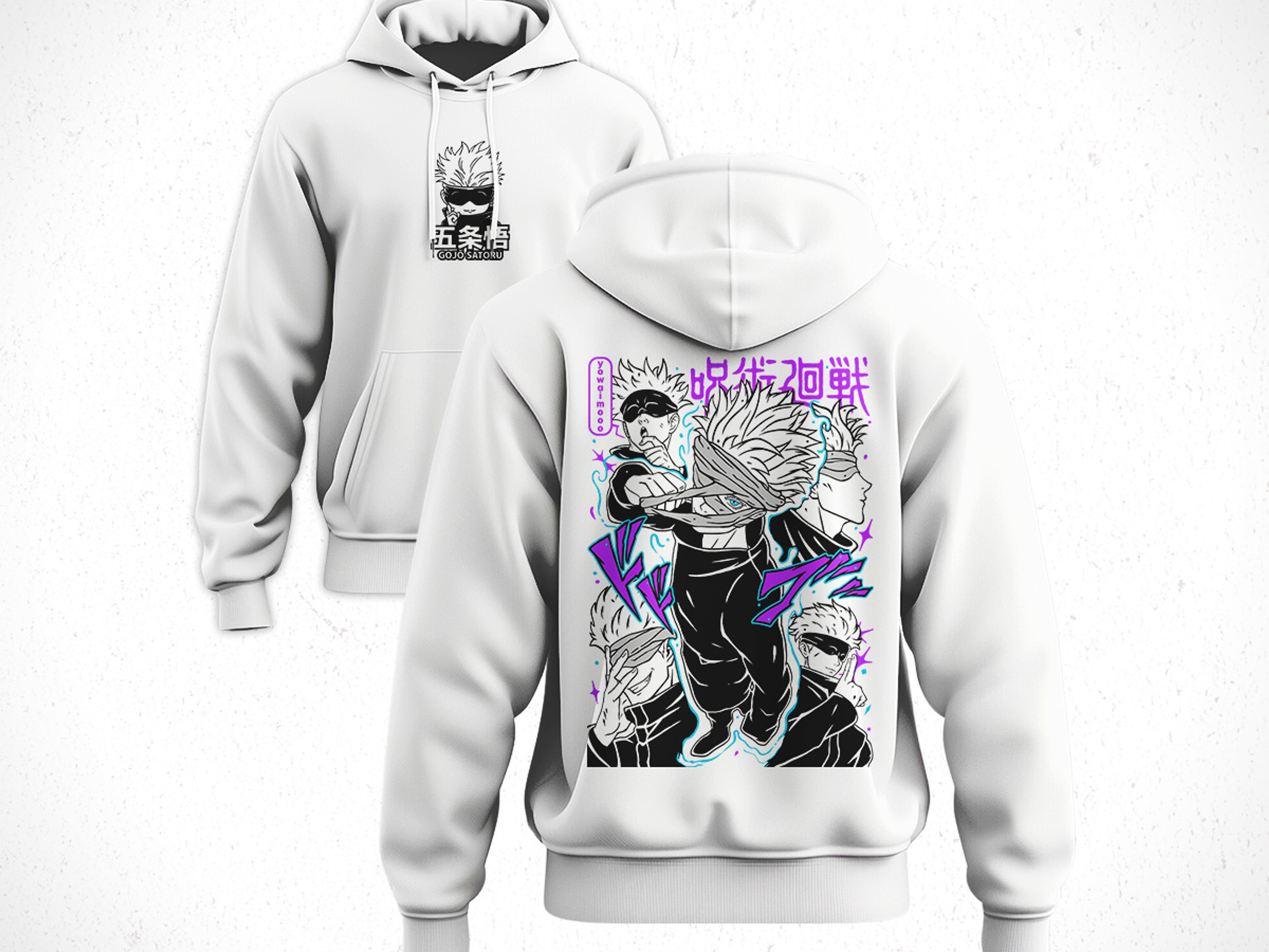 Hoodie Satoru Gojo - Jujutsu Kaisen v3 4