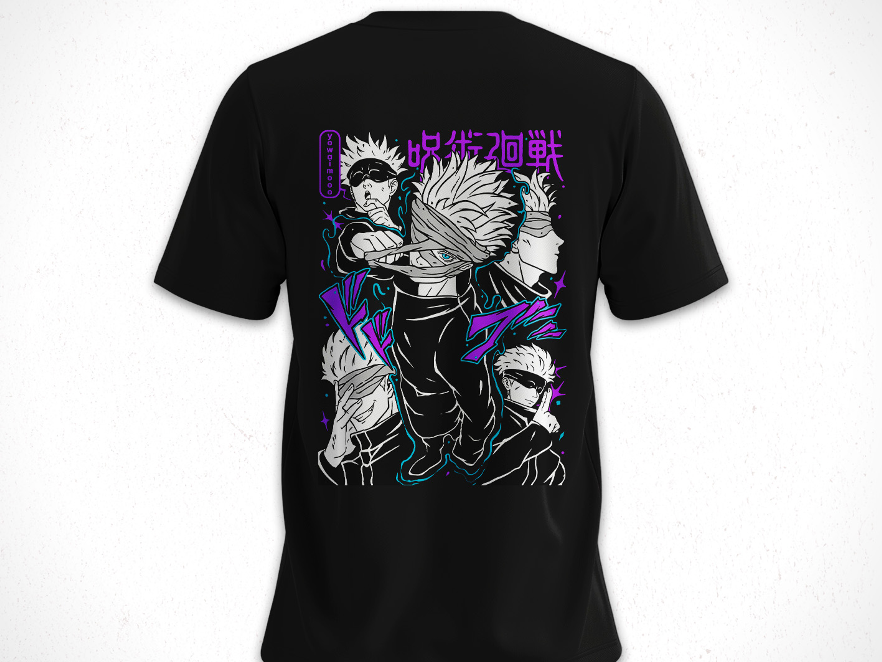 Polera Satoru Gojo - Jujutsu Kaisen v3 2