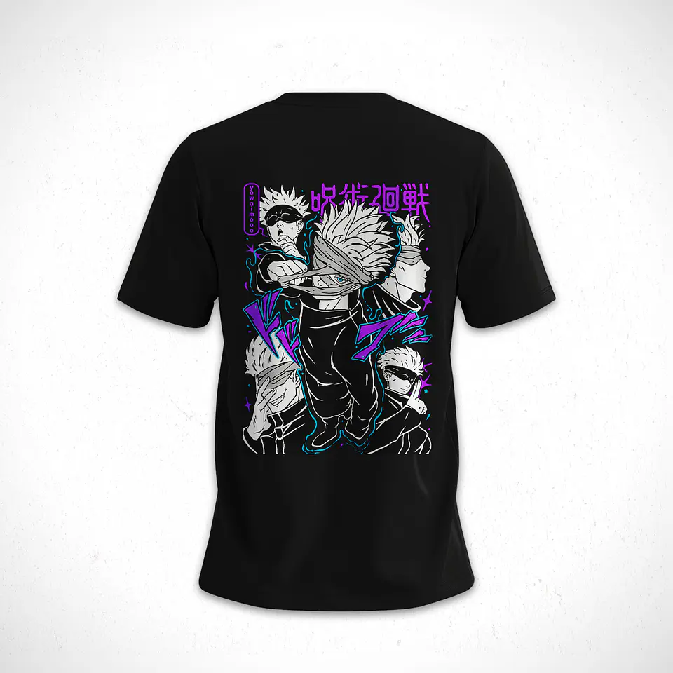 Polera Satoru Gojo - Jujutsu Kaisen v3 2