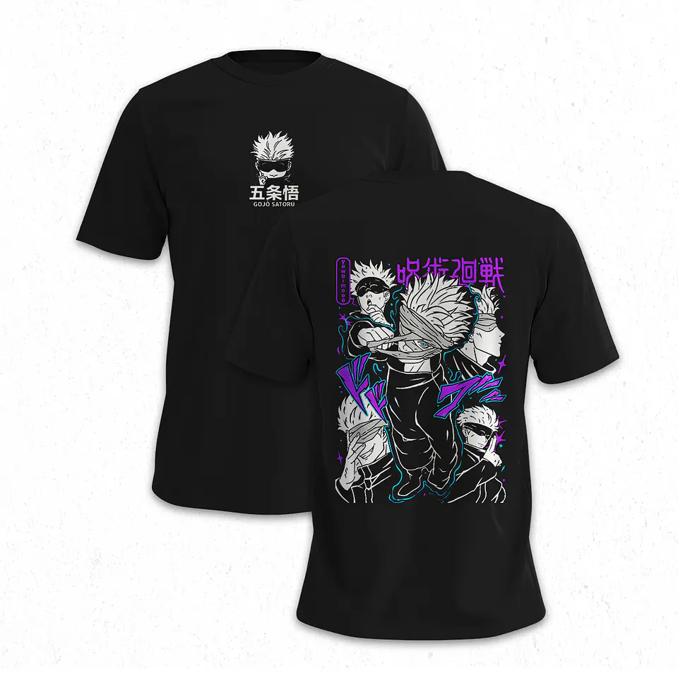 Polera Satoru Gojo - Jujutsu Kaisen v3 1