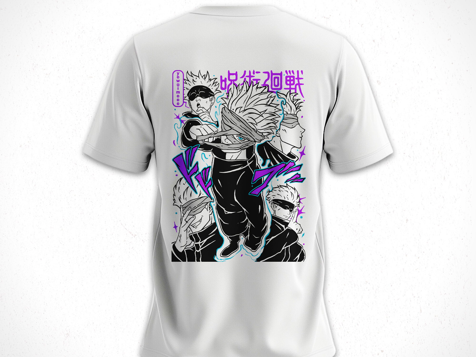 Polera Satoru Gojo - Jujutsu Kaisen v3 5