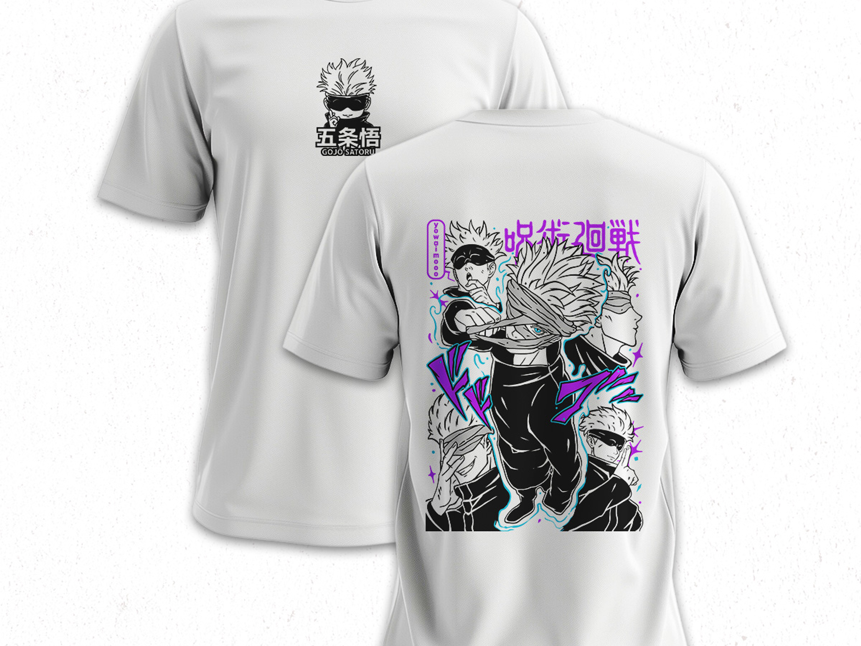 Polera Satoru Gojo - Jujutsu Kaisen v3 4