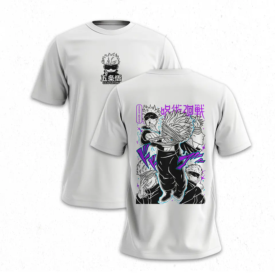 Polera Satoru Gojo - Jujutsu Kaisen v3 4