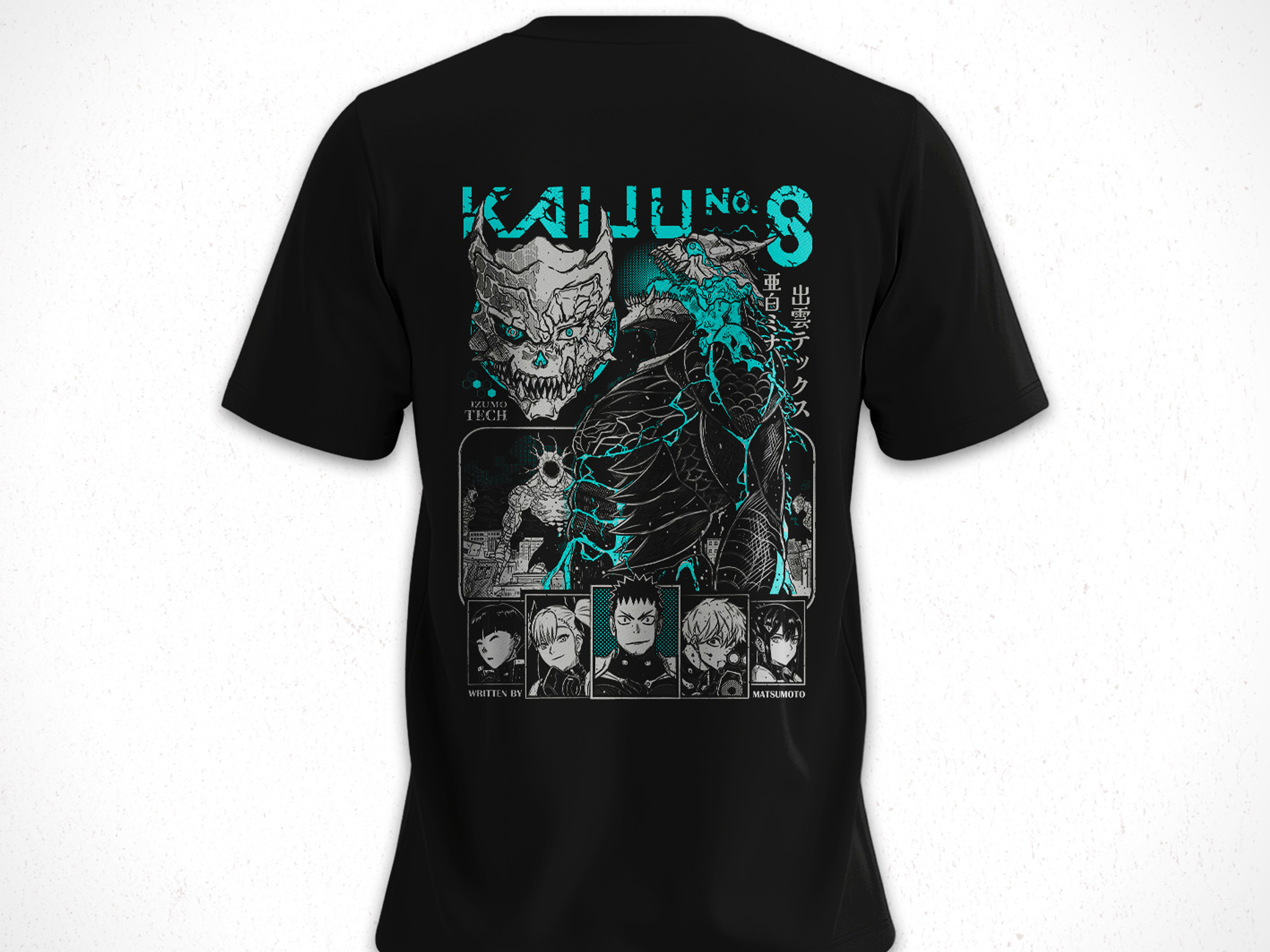 Polera Kaiju Nro 8 V1 2