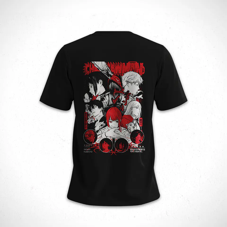 Polera Chainsaw Man V1 2