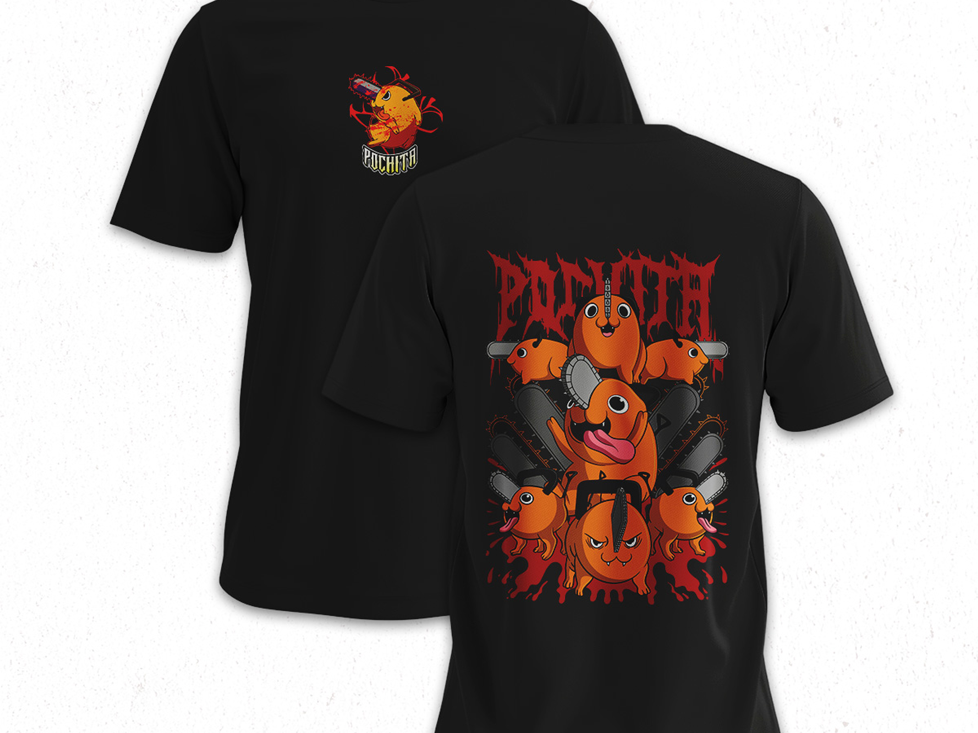 Polera Pochita - Chainsaw Man V1 1