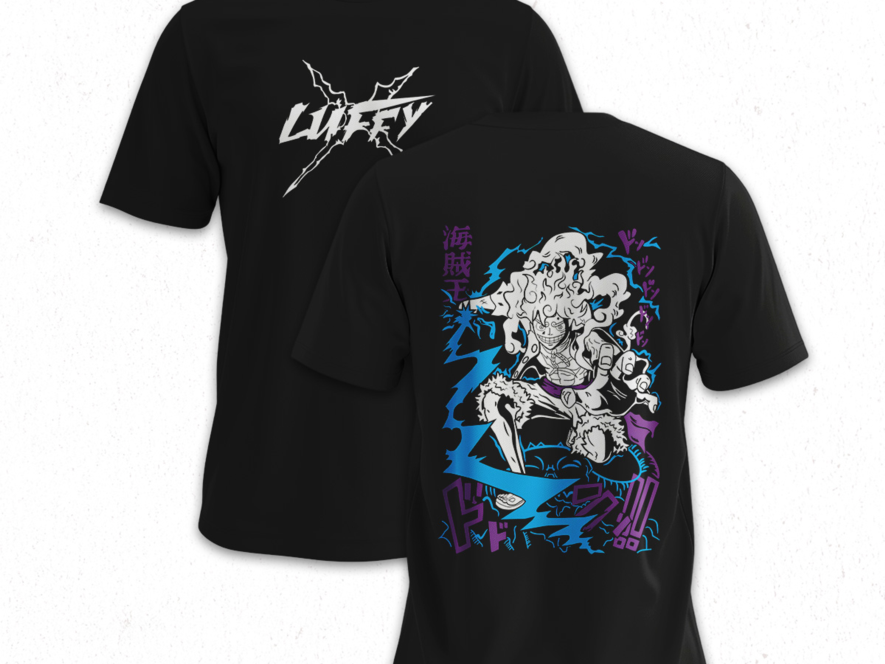 Polera Luffy - One pice v1 1