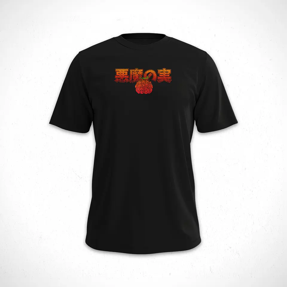 Polera Devil Frut: Mera Mera No Mi - One Pice  3