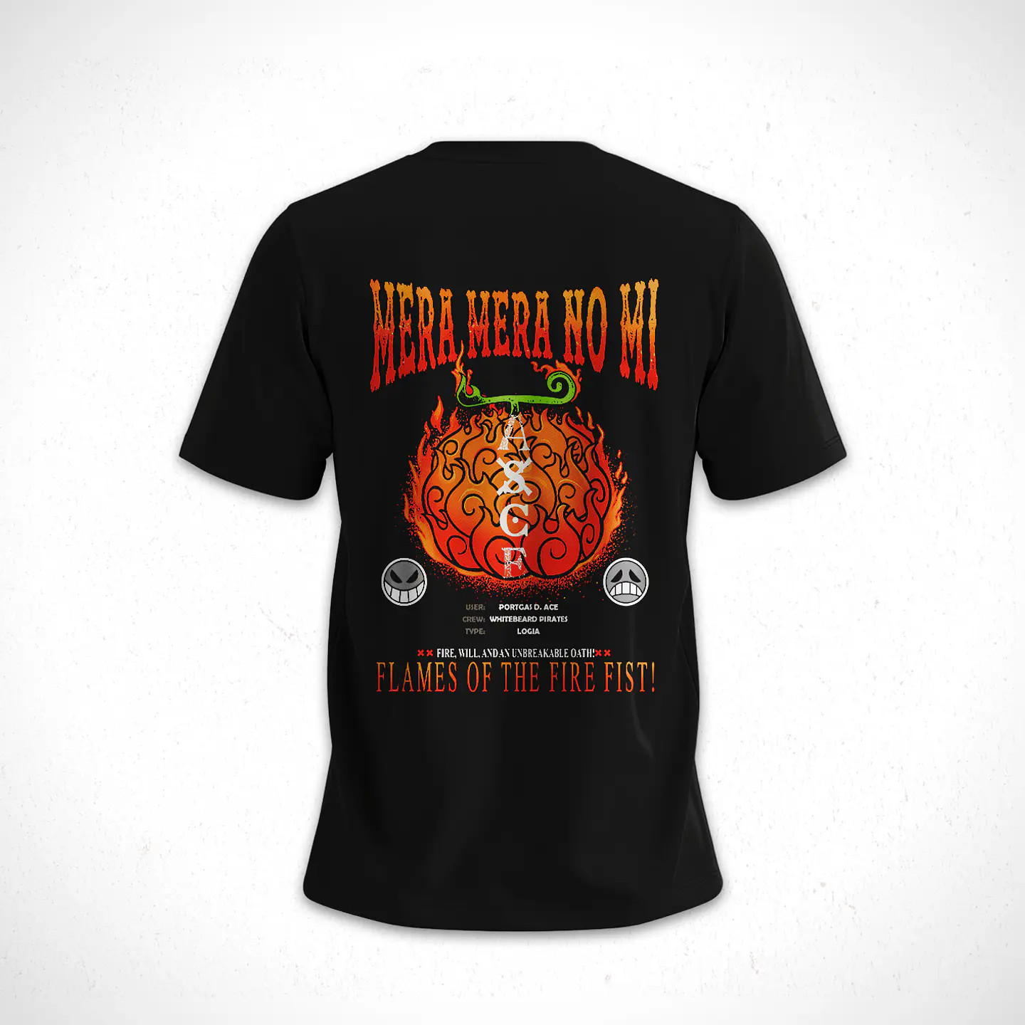 Polera Devil Frut: Mera Mera No Mi - One Pice  2