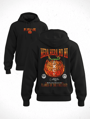 Hoodie Devil Frut: Mera Mera No Mi - One Pice 