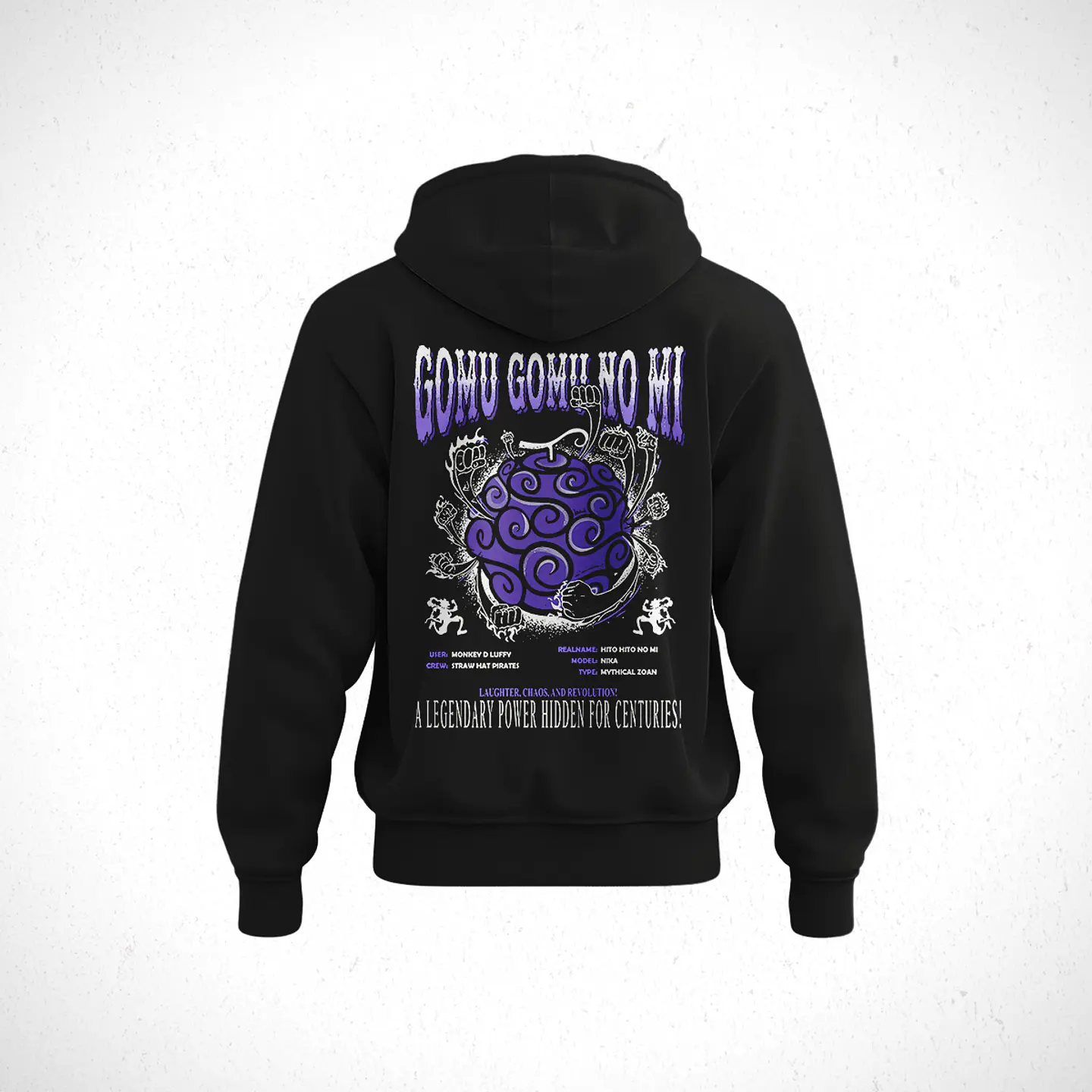 Hoodie Devil Frut; Gomu Gomu No Mi - One Pice 2