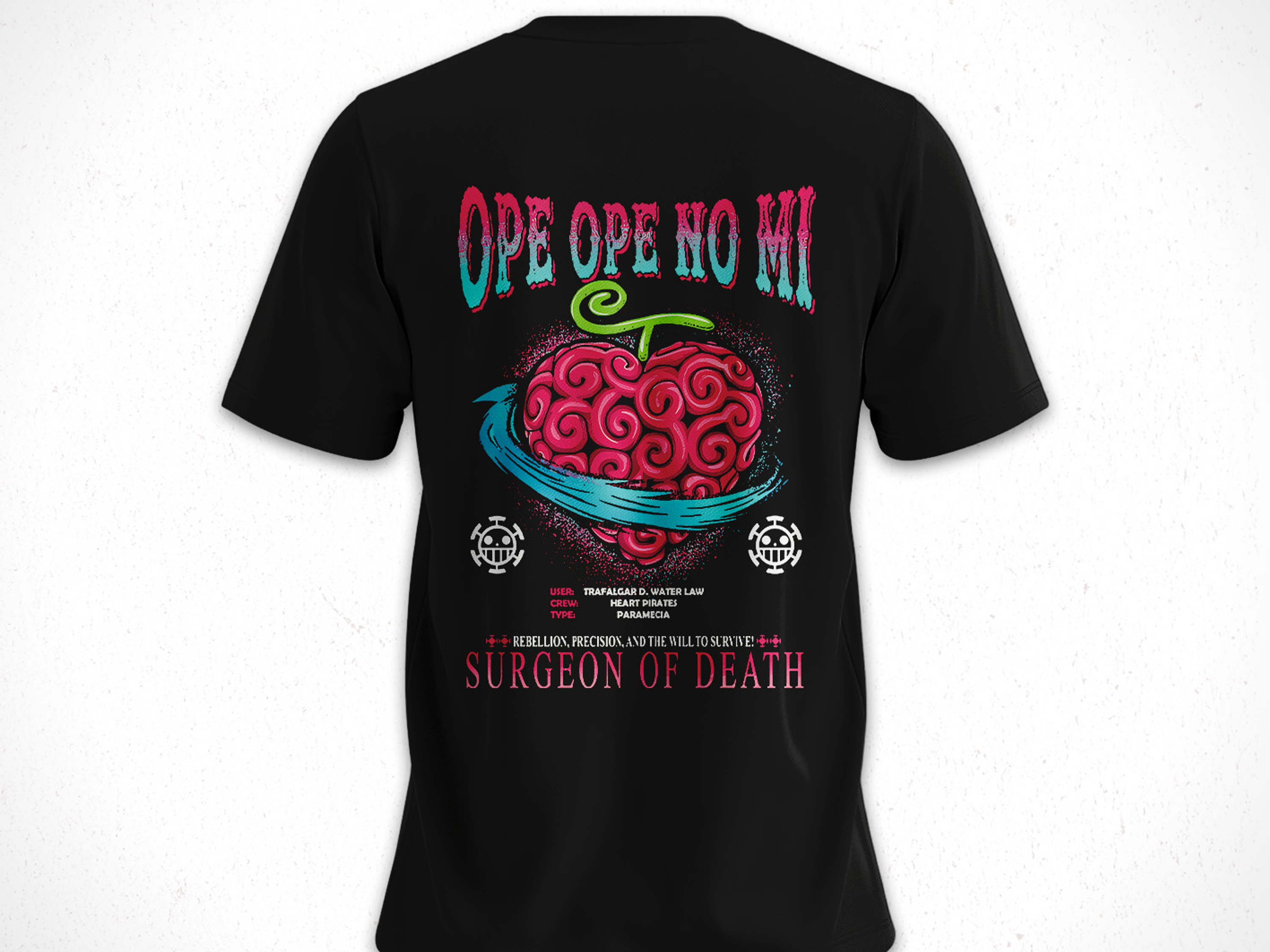 Polera Devil Frut; Ope Ope No Mi - One Pice 2