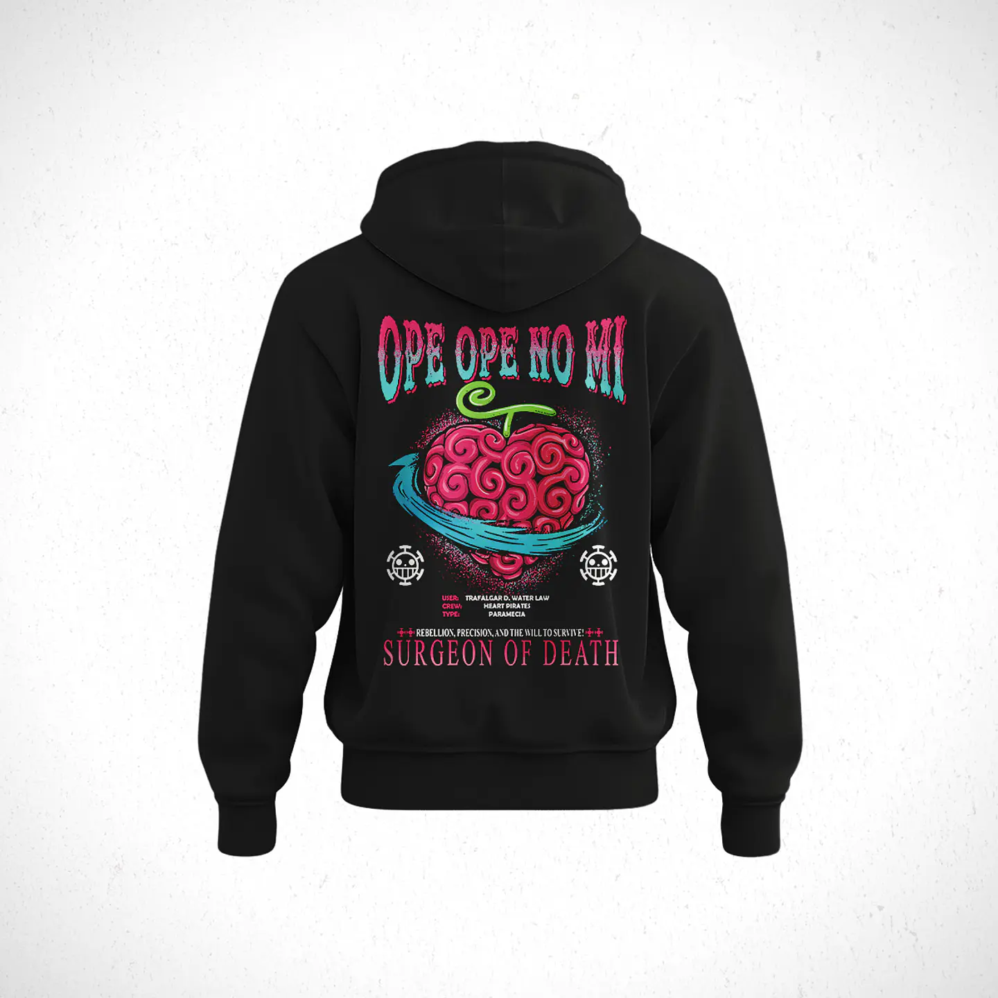 Hoodie Devil Frut; Ope Ope No Mi - One Pice 2