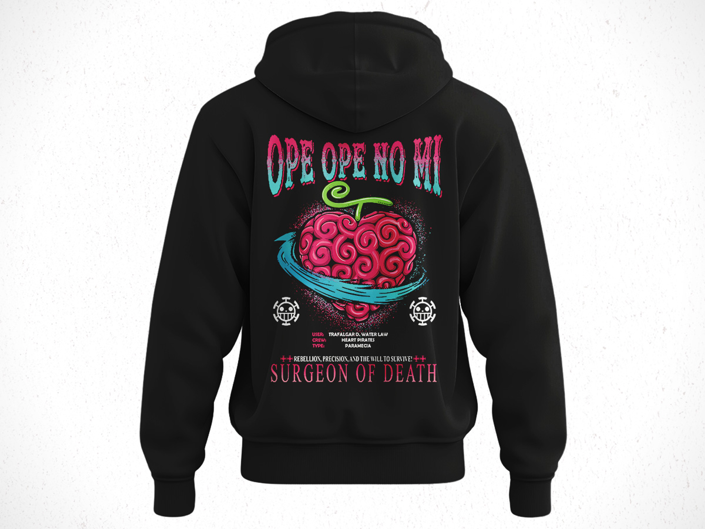 Hoodie Devil Frut; Ope Ope No Mi - One Pice 2