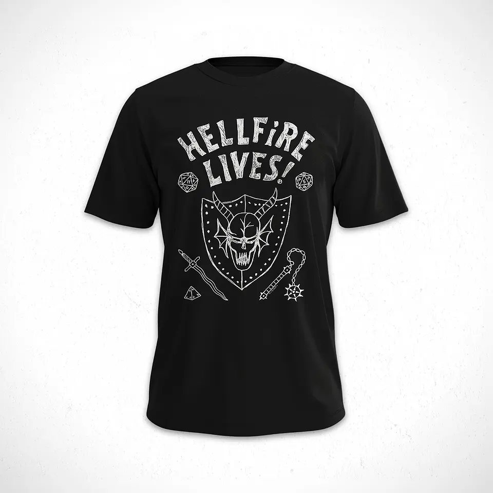 Polera Stranger Things - HellFire V1 1