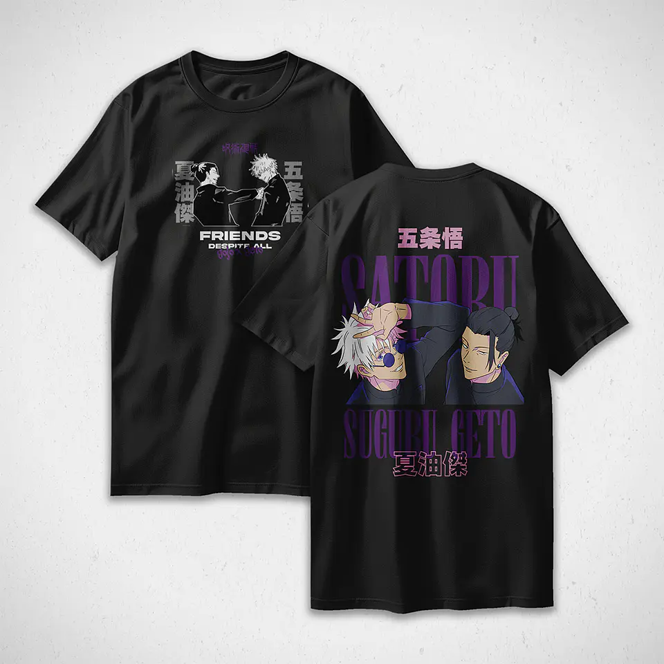 Polera Satoru y Getō - Jujutsu Kaisen v1 1