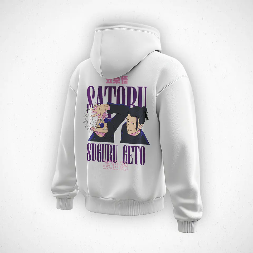 Hoodie Satoru y Getō - Jujutsu Kaisen v1 5