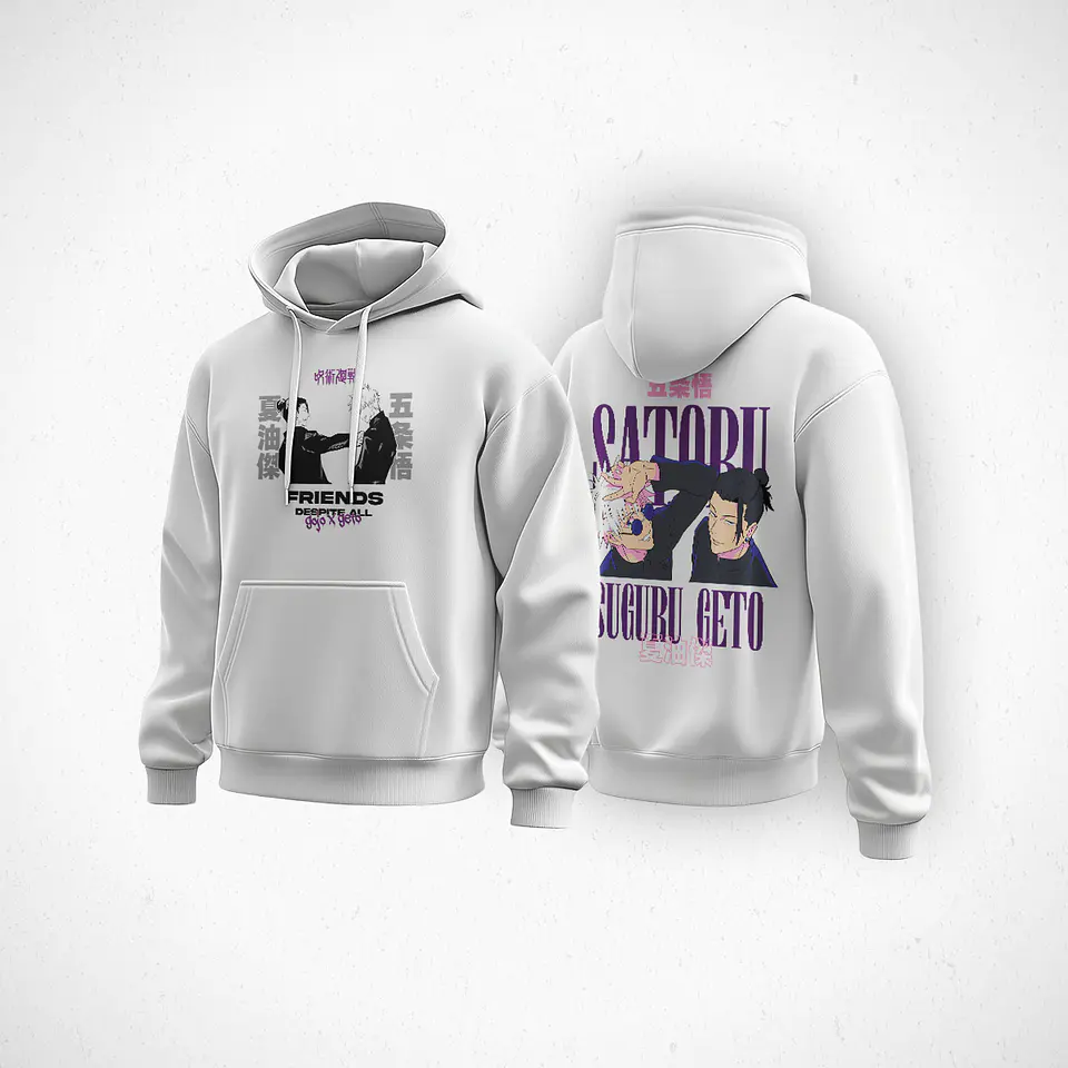 Hoodie Satoru y Getō - Jujutsu Kaisen v1 4