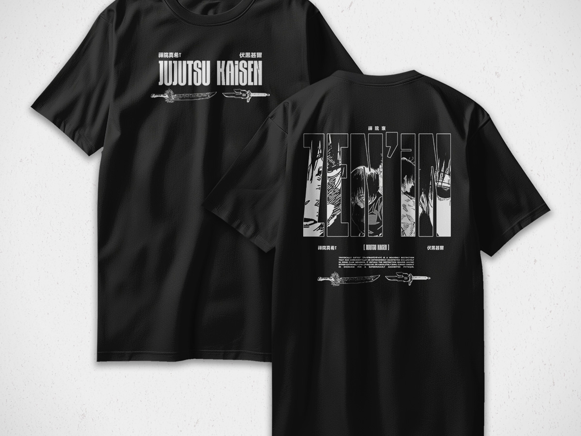 Polera Maki y Toji - Jujutsu Kaisen v1 1