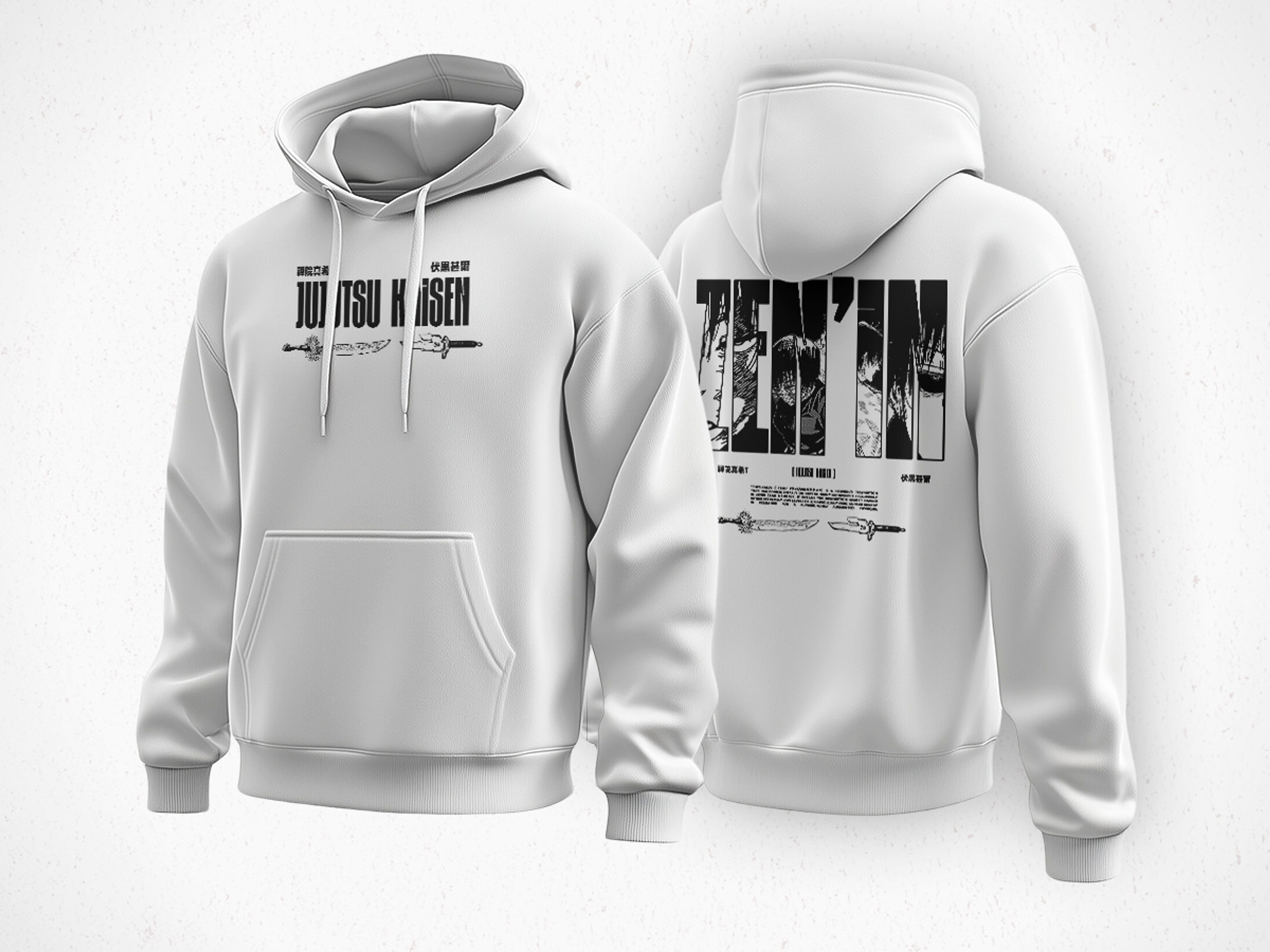 Hoodie Maki y Toji - Jujutsu Kaisen v1 4