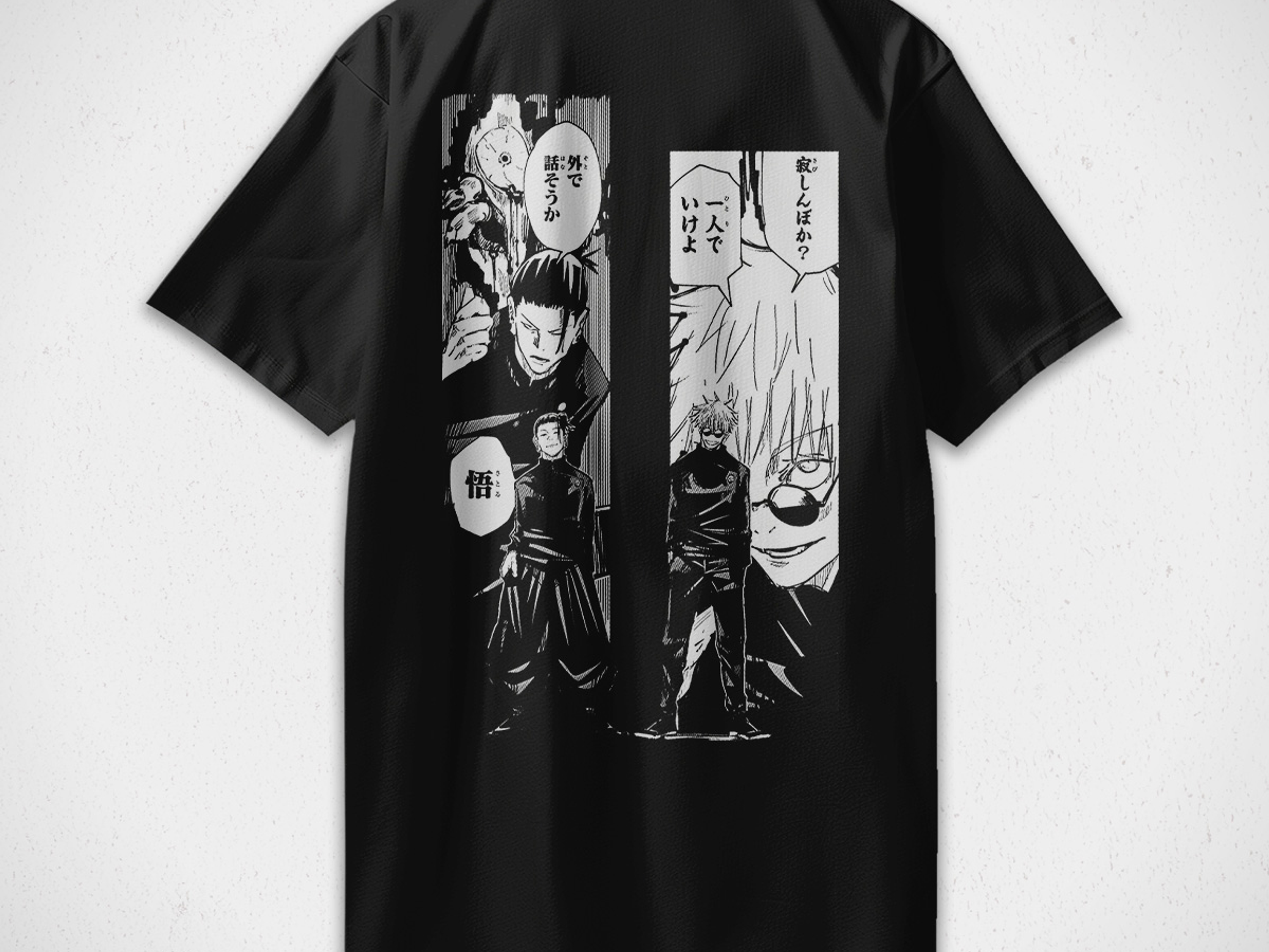 Polera Satoru y Geto- Jujutsu Kaisen v2 2