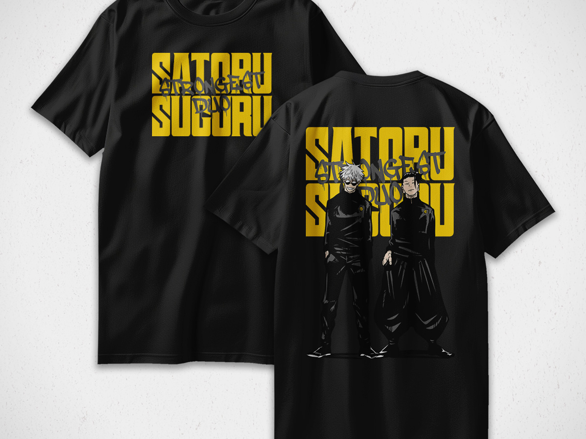 Polera Satoru y Geto- Jujutsu Kaisen v3 1