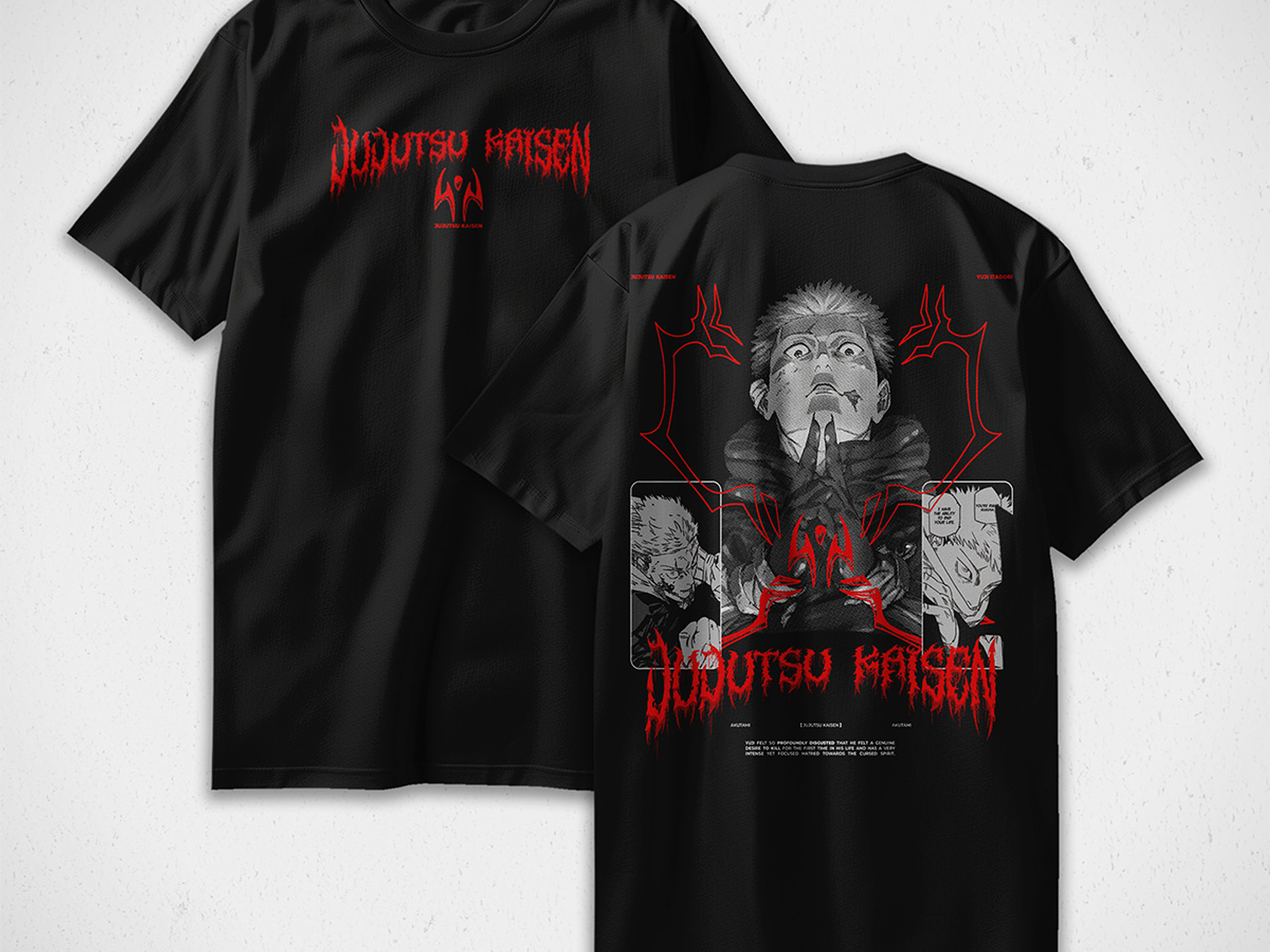 Polera Itadori - Jujutsu Kaisen v1 1