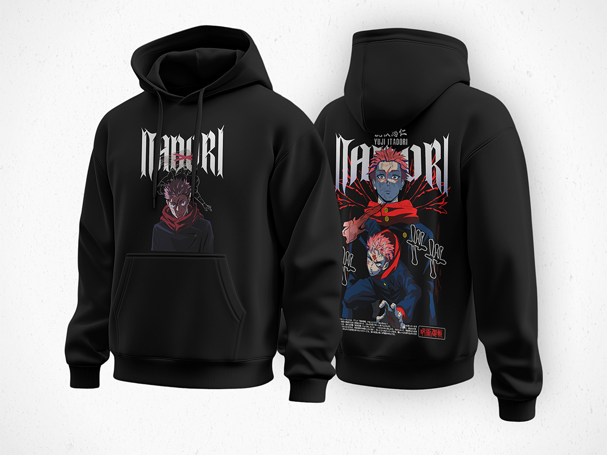 Hoodie itadori - Jujutsu Kaisen v4 1