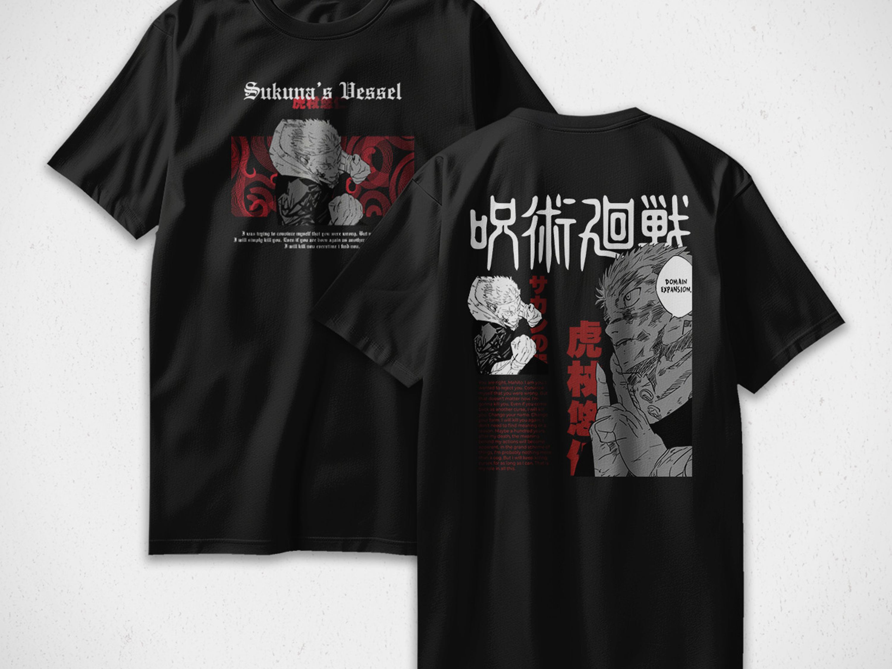 Polera itadori - Jujutsu Kaisen v5 1