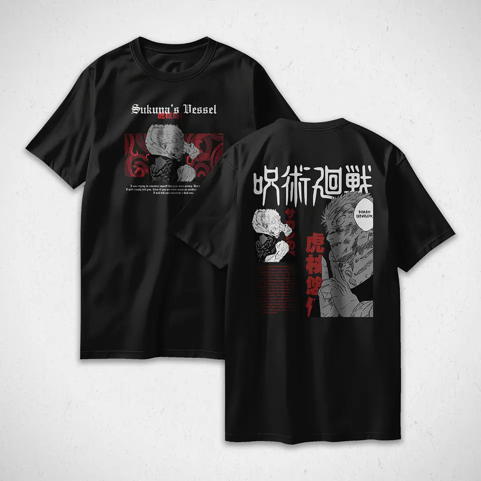 Polera itadori - Jujutsu Kaisen v5 1