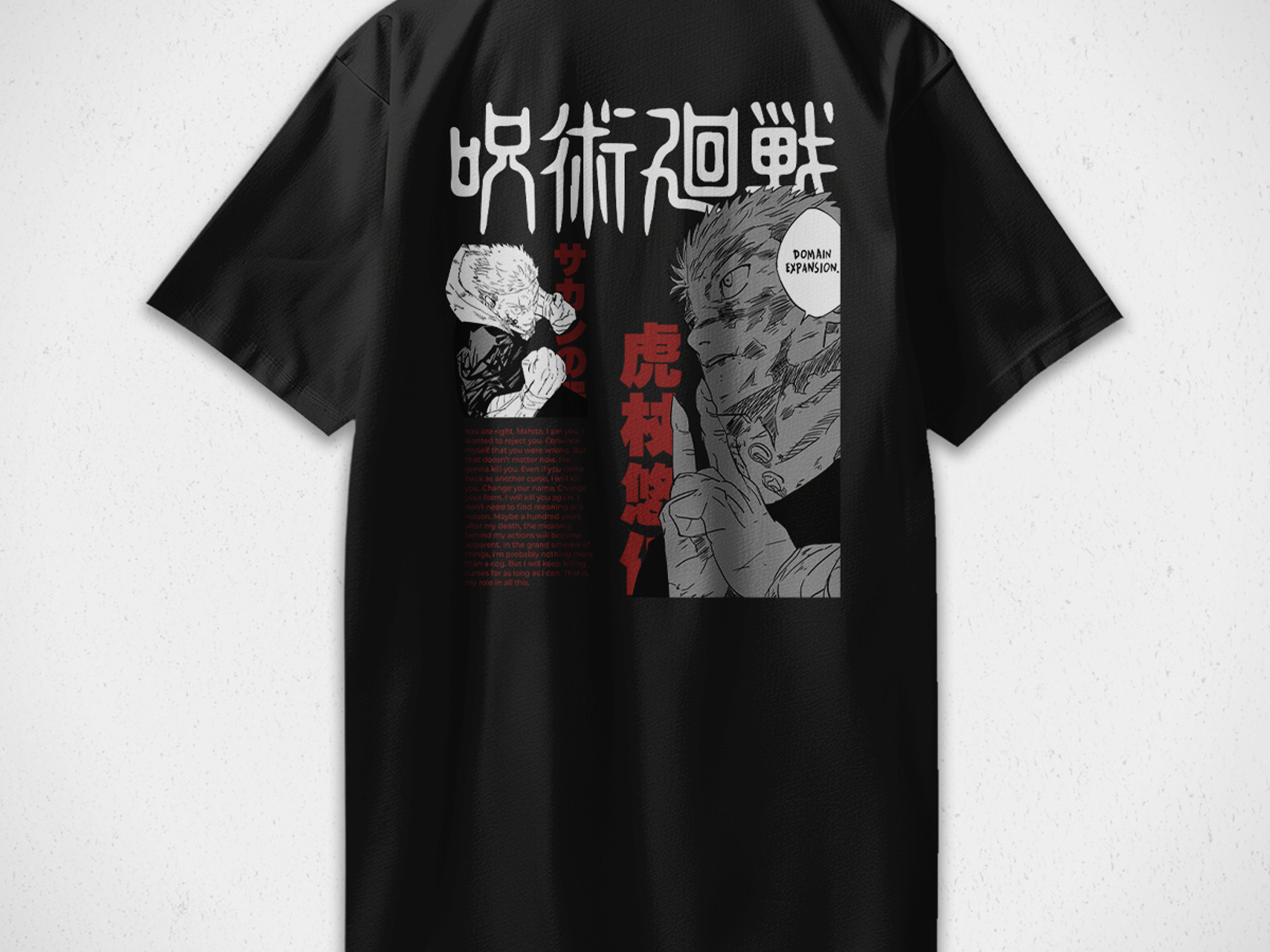 Polera itadori - Jujutsu Kaisen v5 2