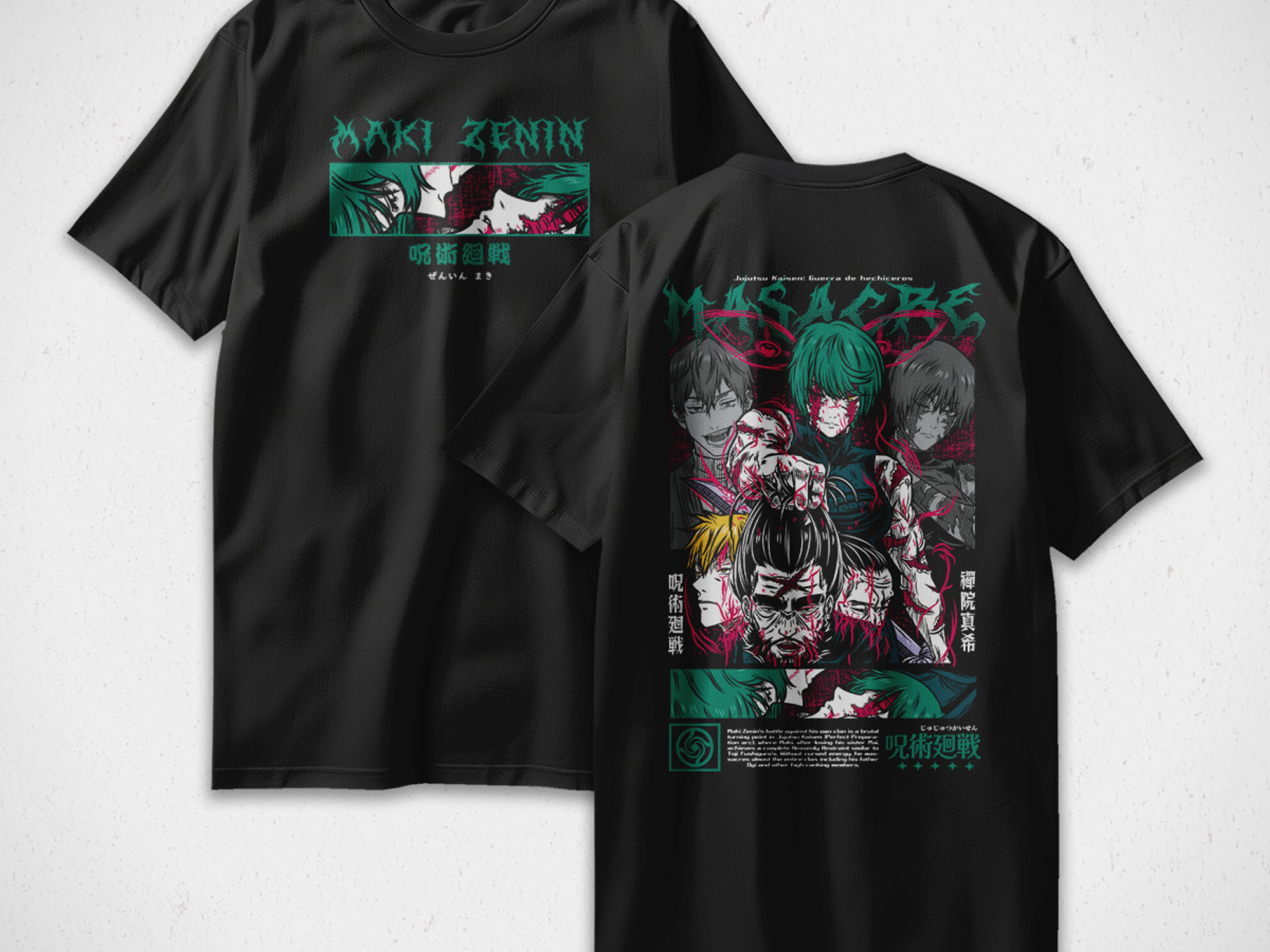 Polera Maki - Jujutsu Kaisen v4 1