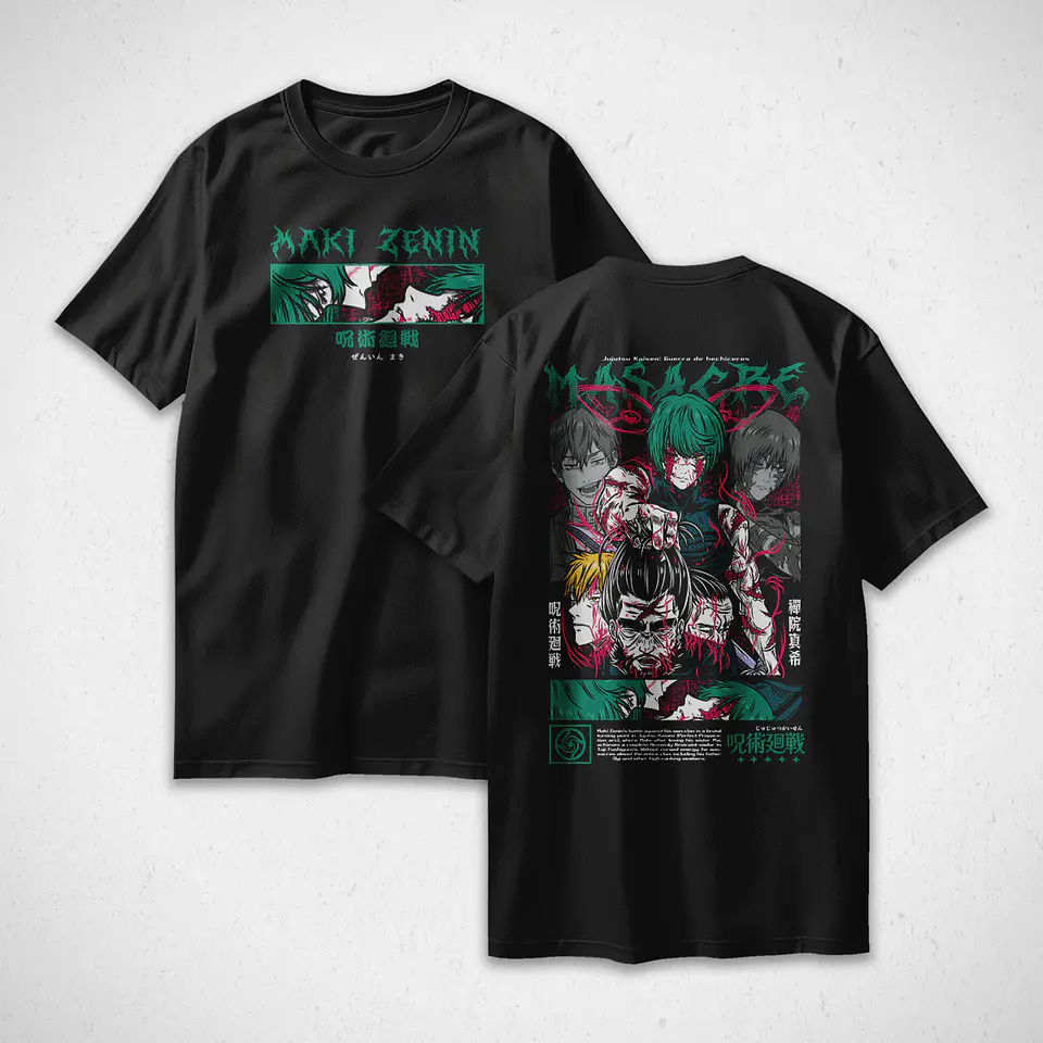 Polera Maki - Jujutsu Kaisen v4 1