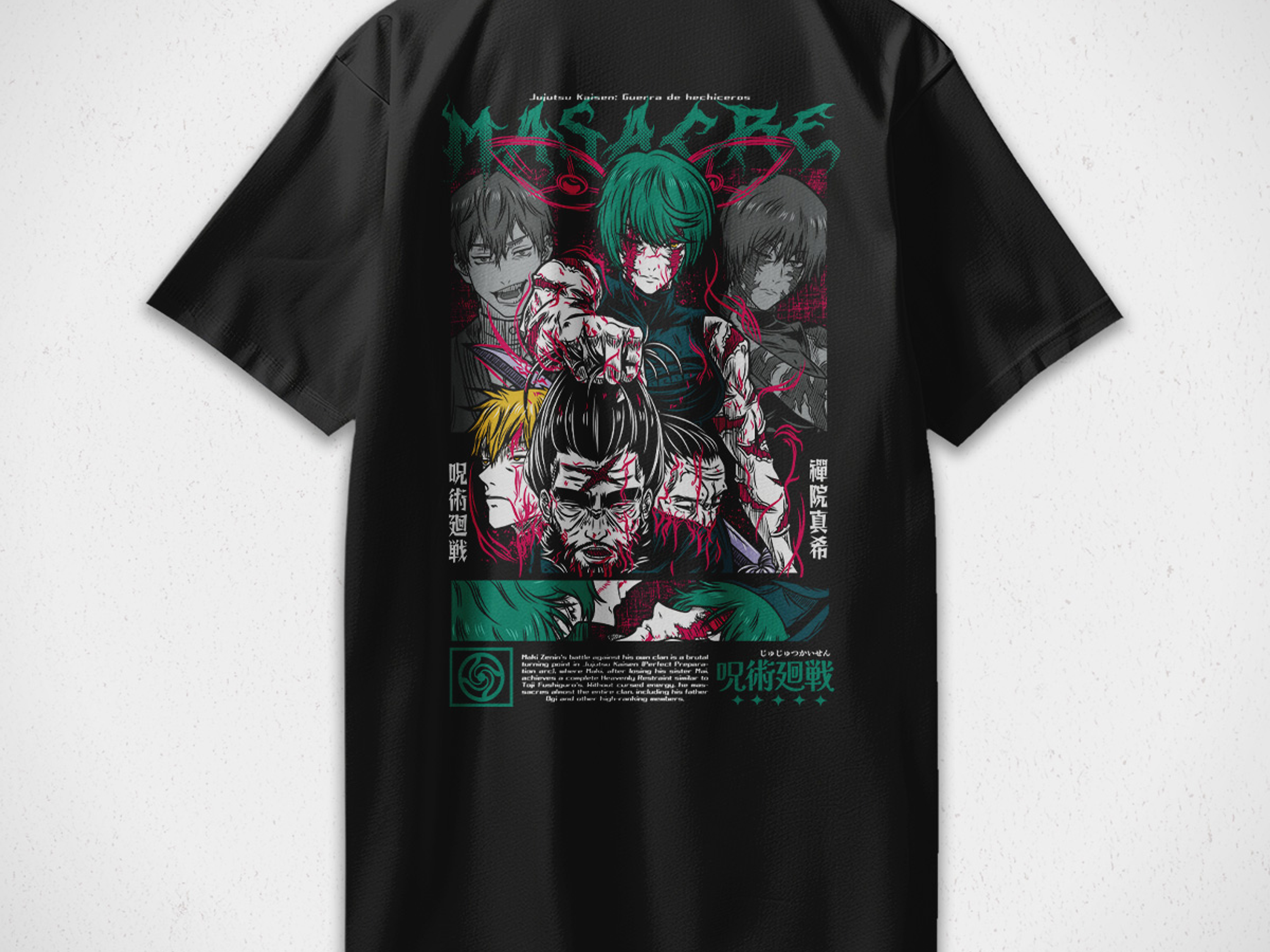 Polera Maki - Jujutsu Kaisen v4 2