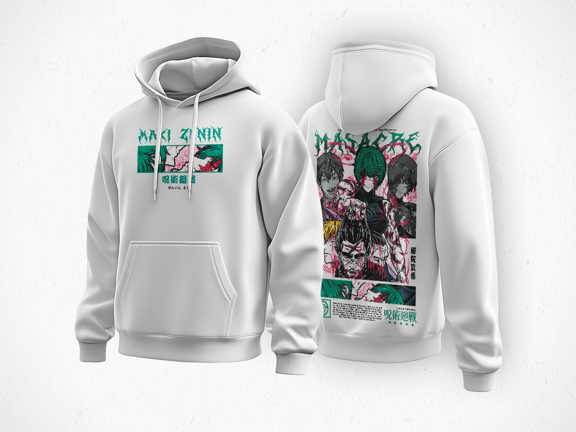 Hoodie Maki - Jujutsu Kaisen v4 4