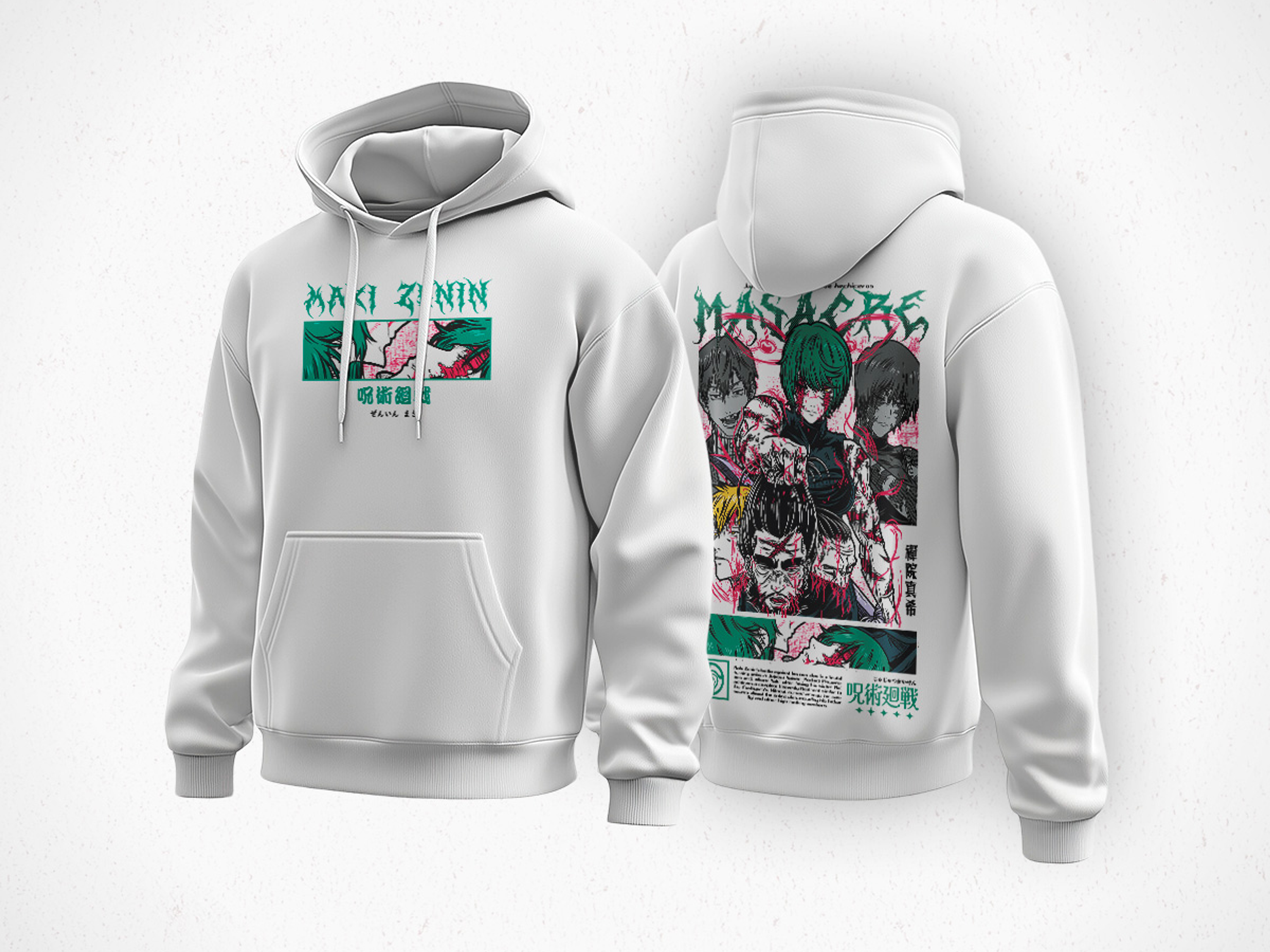 Hoodie Maki - Jujutsu Kaisen v4 4
