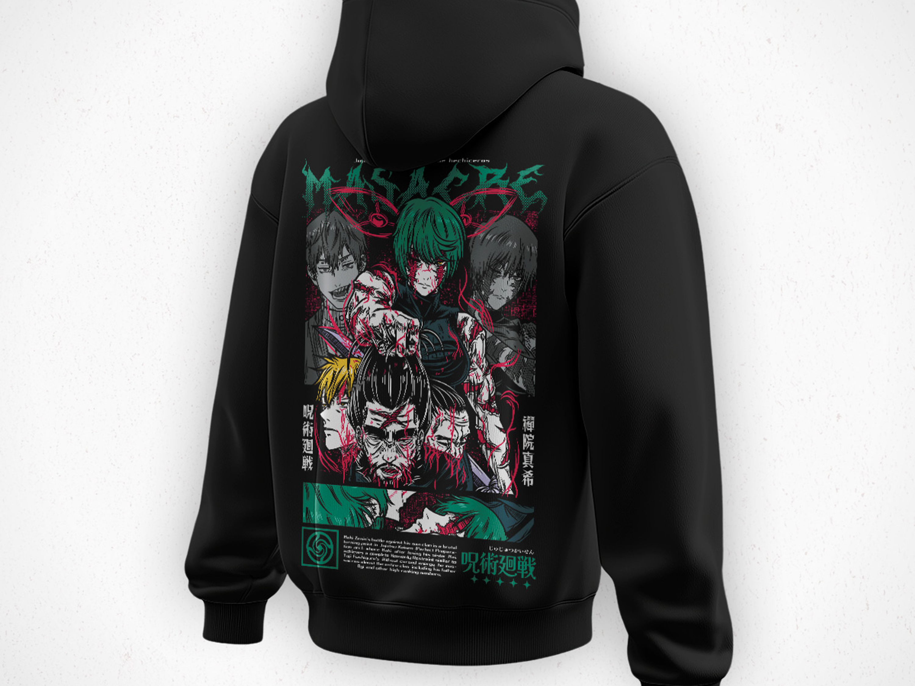 Hoodie Maki - Jujutsu Kaisen v4 2